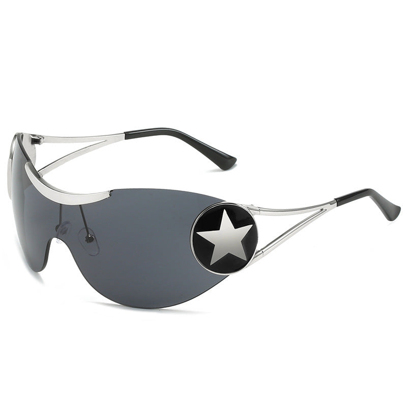 Futuristic Visor Shield Sunglasses Bowlift