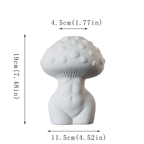 Artistic Mushroom Sculpture