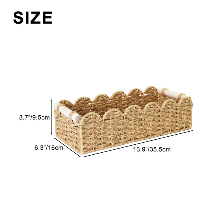 Decorative Woven Storage Caddy Bowlift