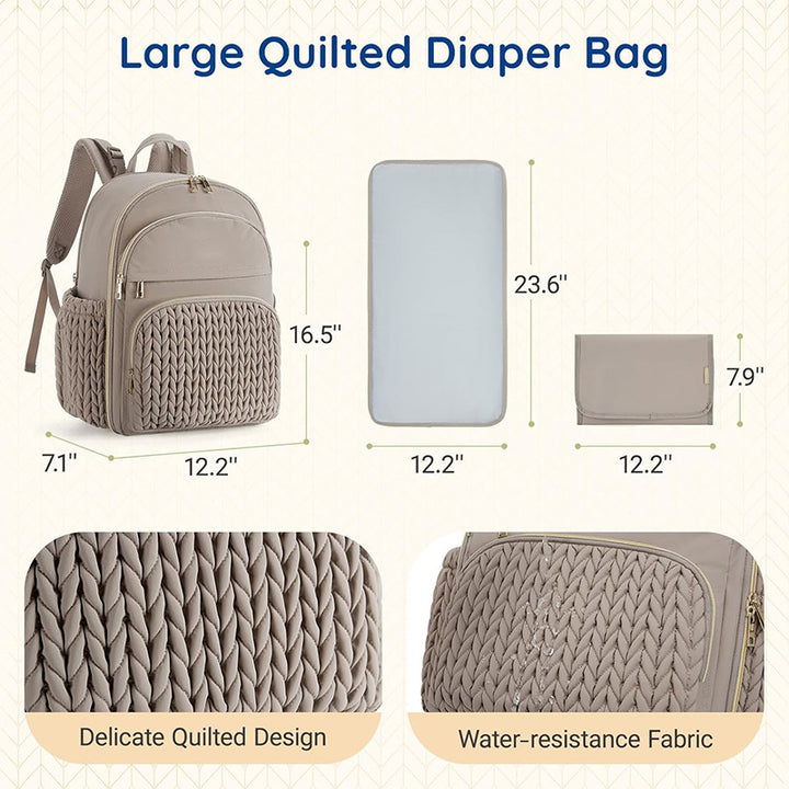 Trendy Backpack with Braided Design Bowlift
