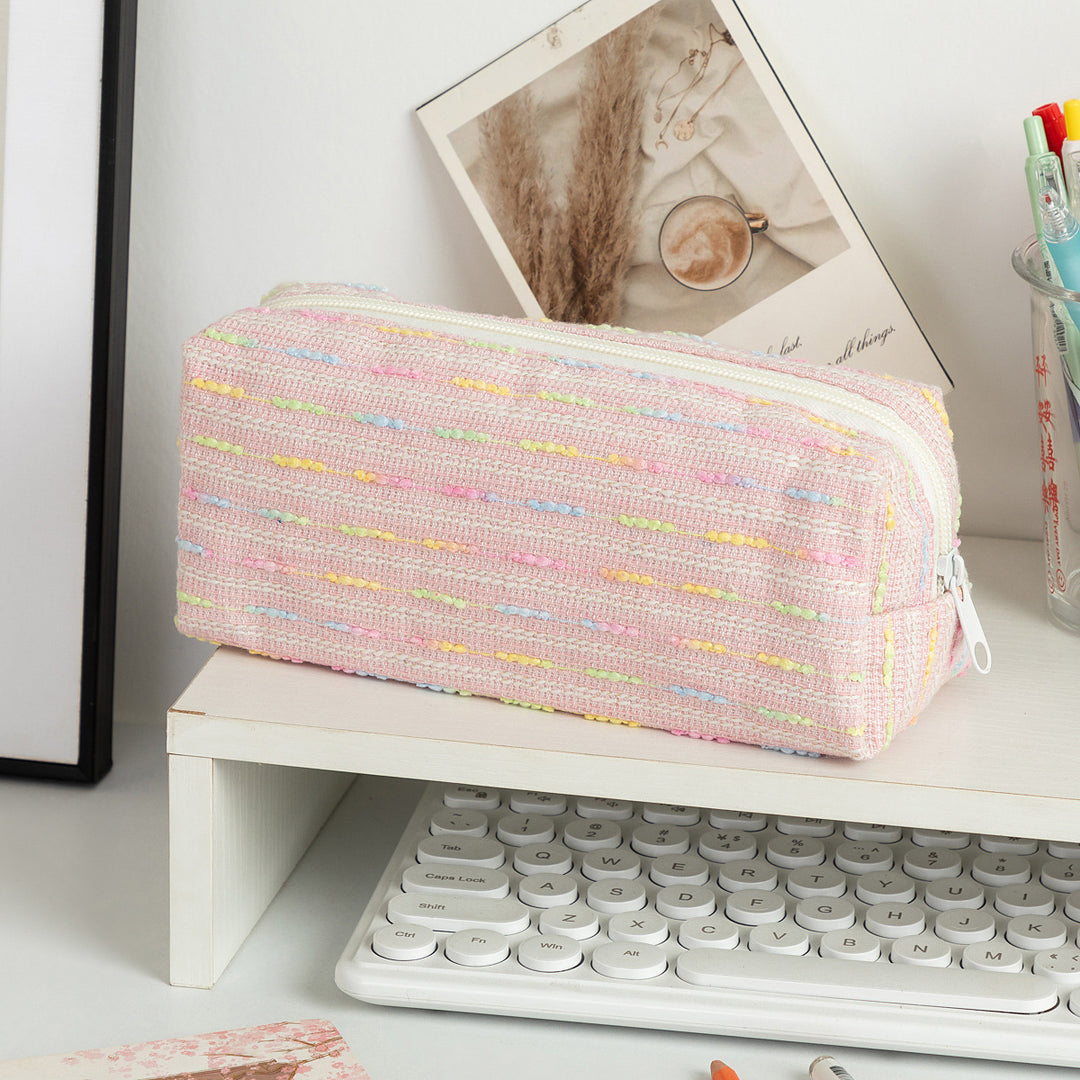 Stylish Textured Pencil Case Bowlift