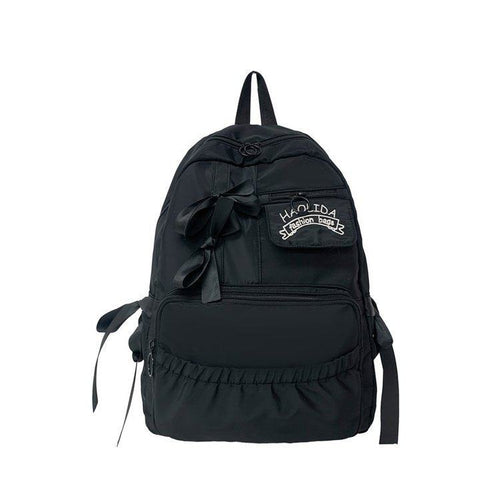 Chic Bow-Accent Stylish Backpack