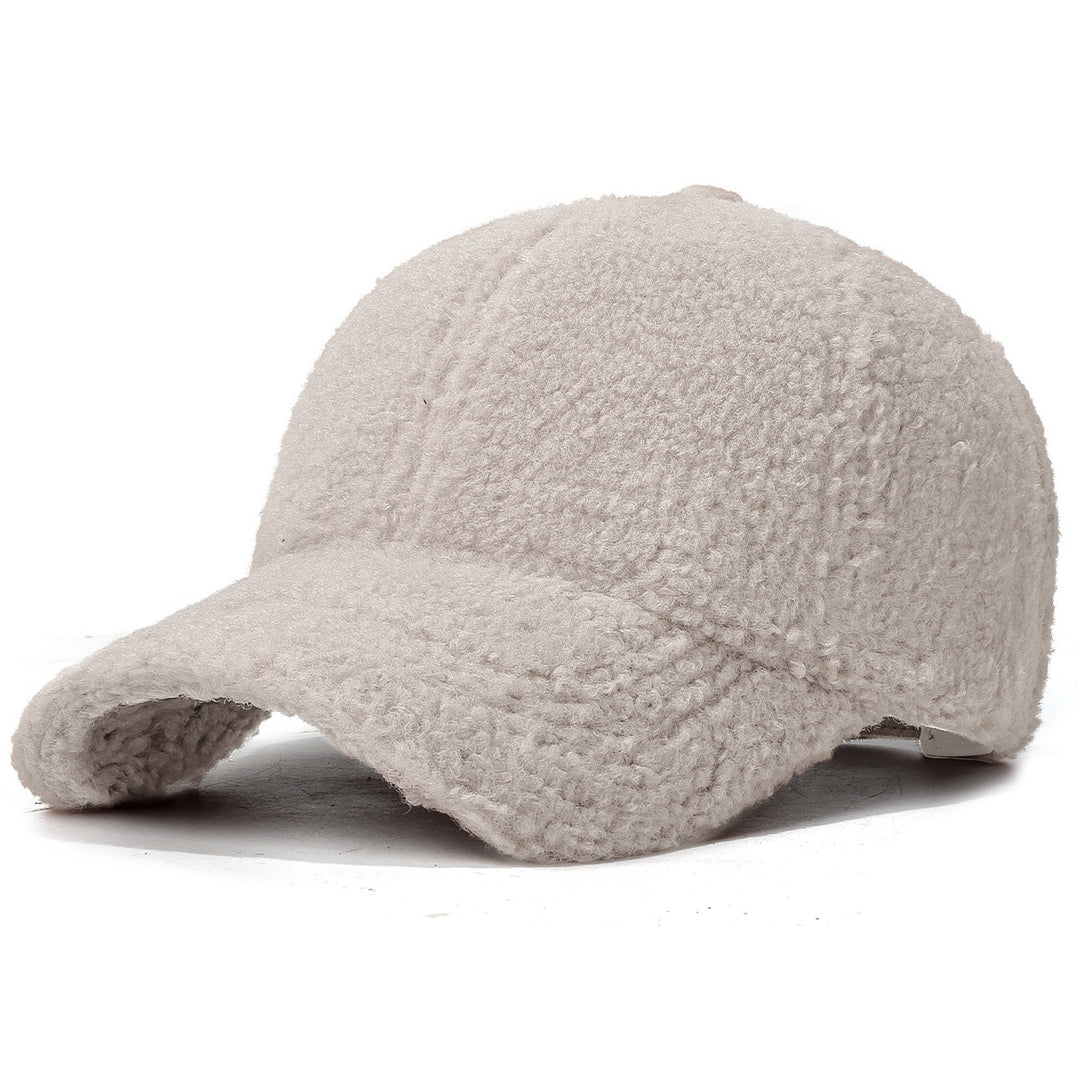 Women's Plush Fleece Baseball Cap Bowlift