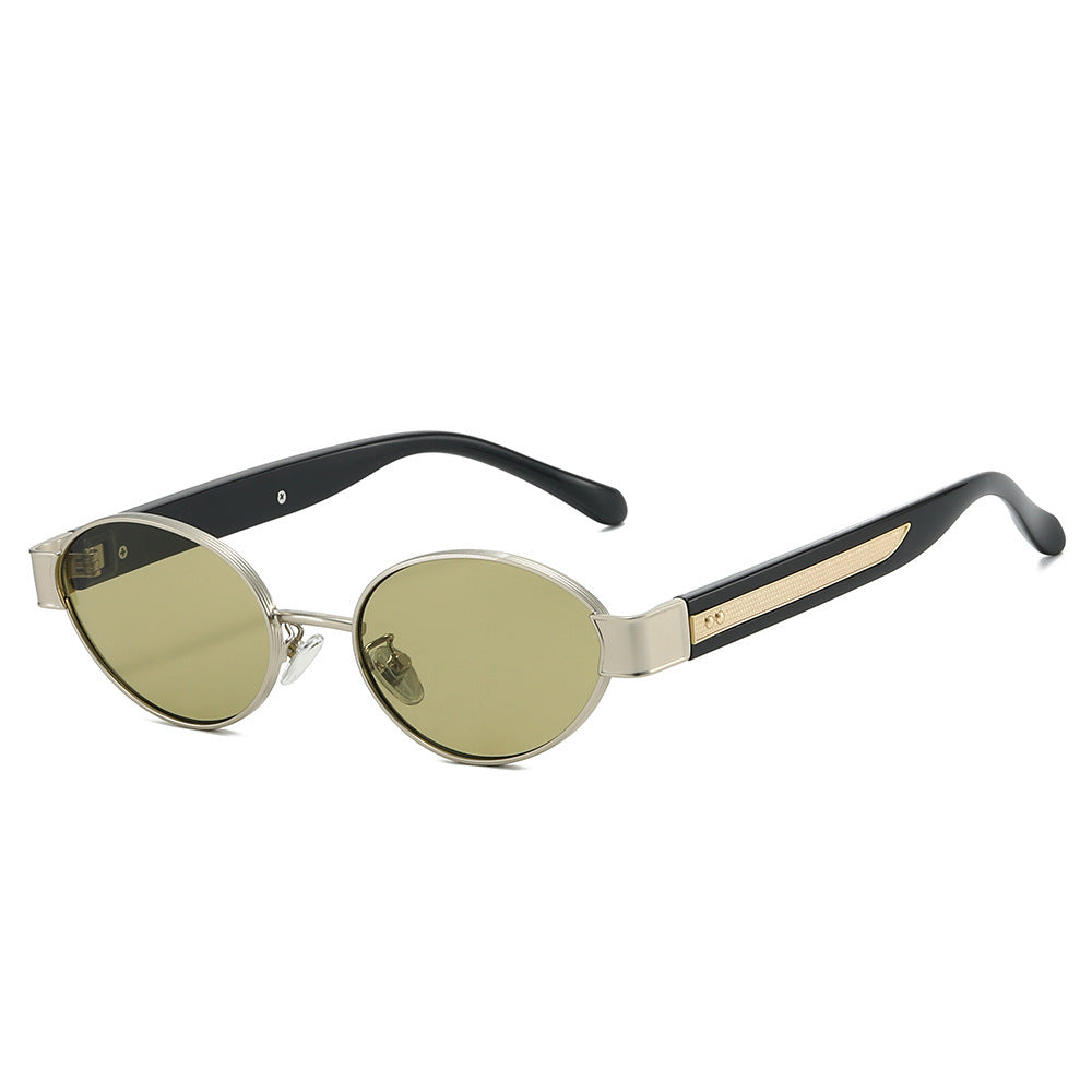 Women's sunglasses in a modern, oval frame with harmonious color play Bowlift