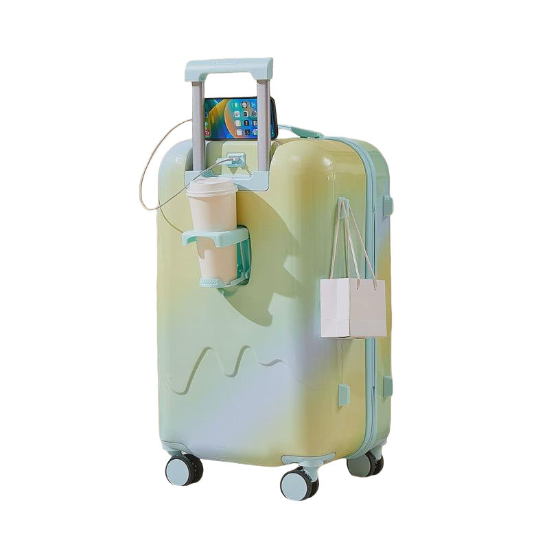Stylish Hard-Shell Carry-On Luggage Bowlift