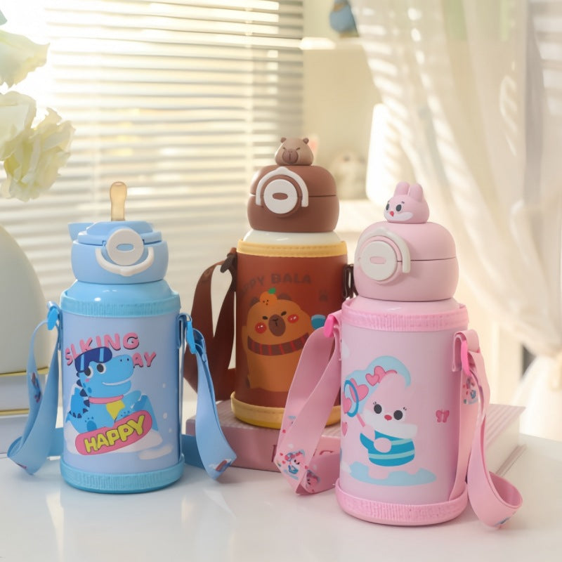 Women’s insulated bottle with cute cat design Bowlift