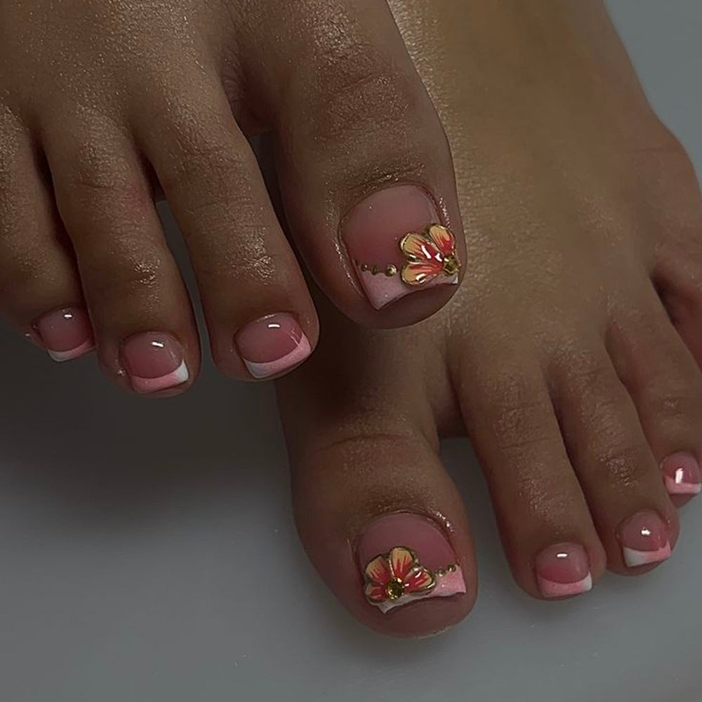 Elegant toenail art Bowlift