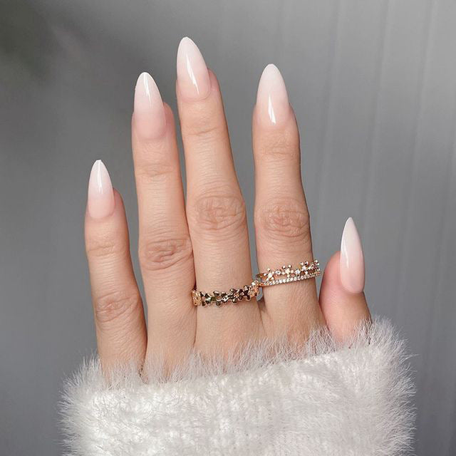 Premium Almond-Shaped Press-On Nails Bowlift