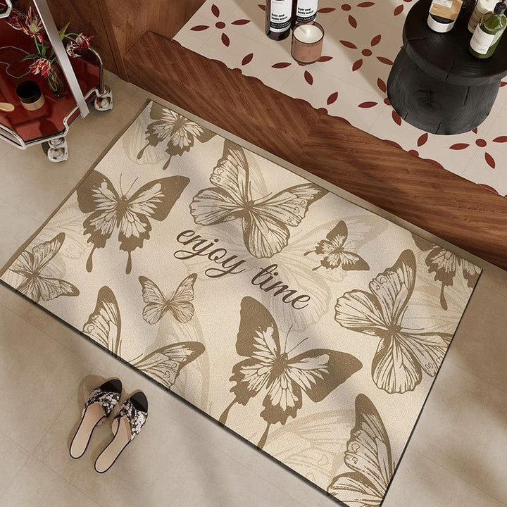 Inspirational Butterfly-Themed Area Rug