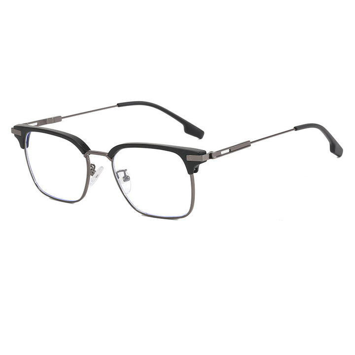 Women's square sunglasses with lightweight metal frame and wide temples Bowlift