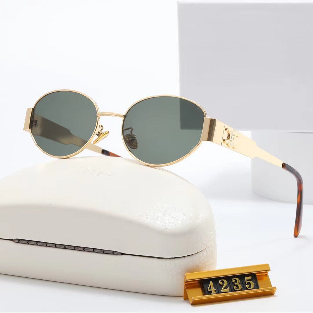 Women's exclusive oval-shaped designer sunglasses Bowlift