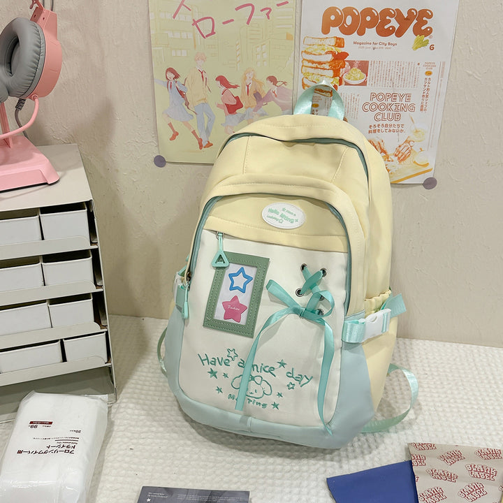 Whimsical Multi-Pocket Backpack Bowlift