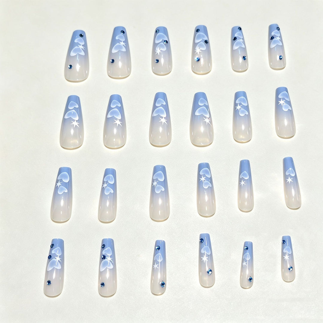 Artistic Press-On Nail Art Tips Bowlift