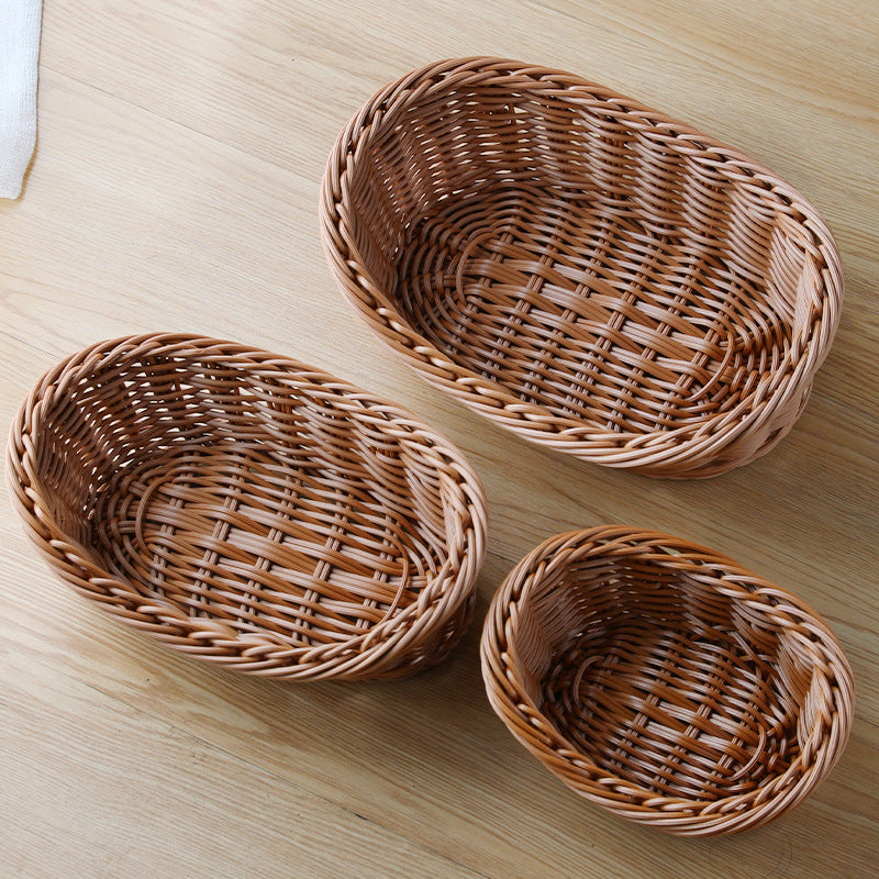 Decorative Woven Fruit Basket Bowlift