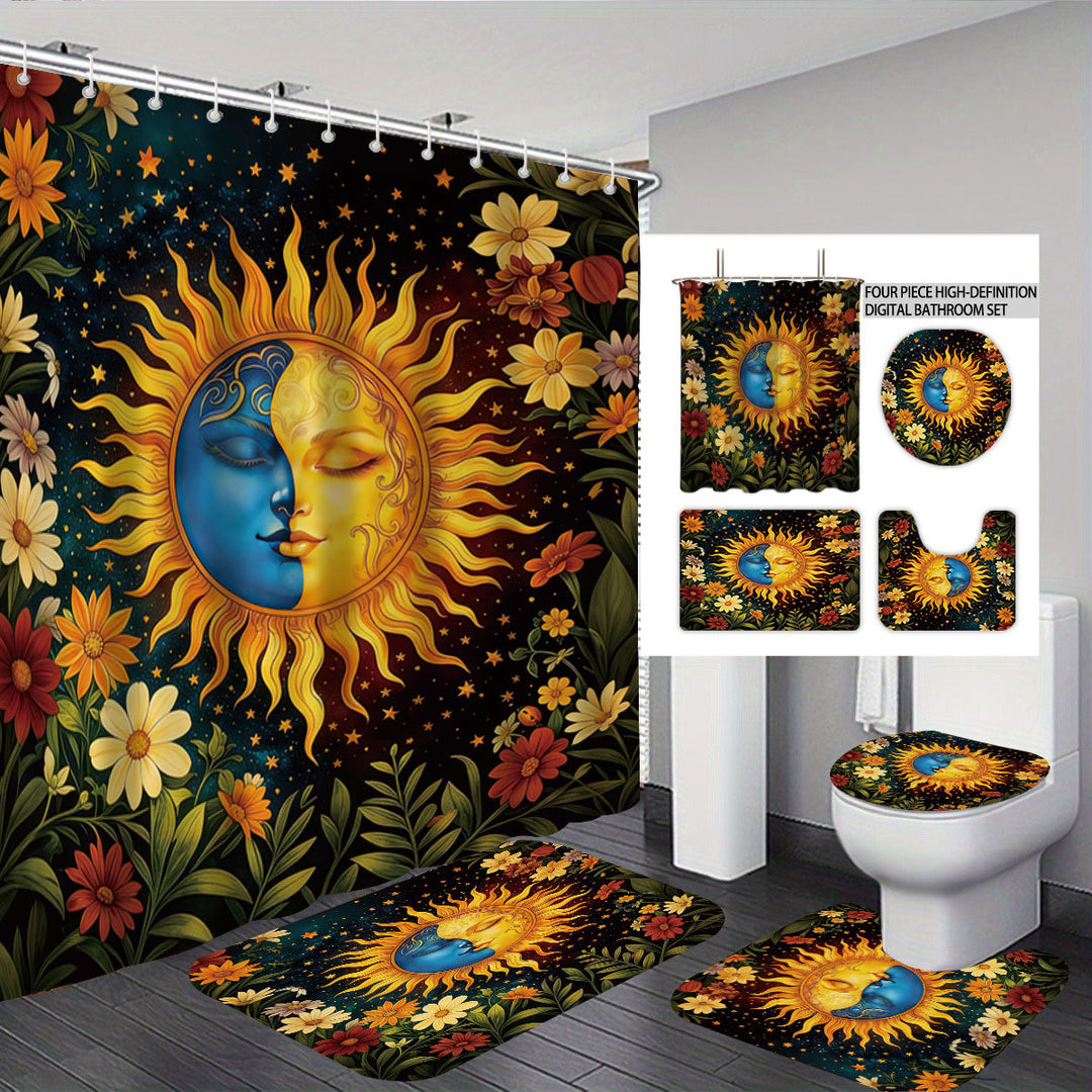 Digital Duck-Themed Bathroom Set Bowlift