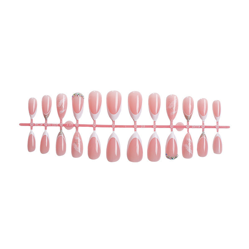 Elegant artificial nail set with delicate accents Bowlift