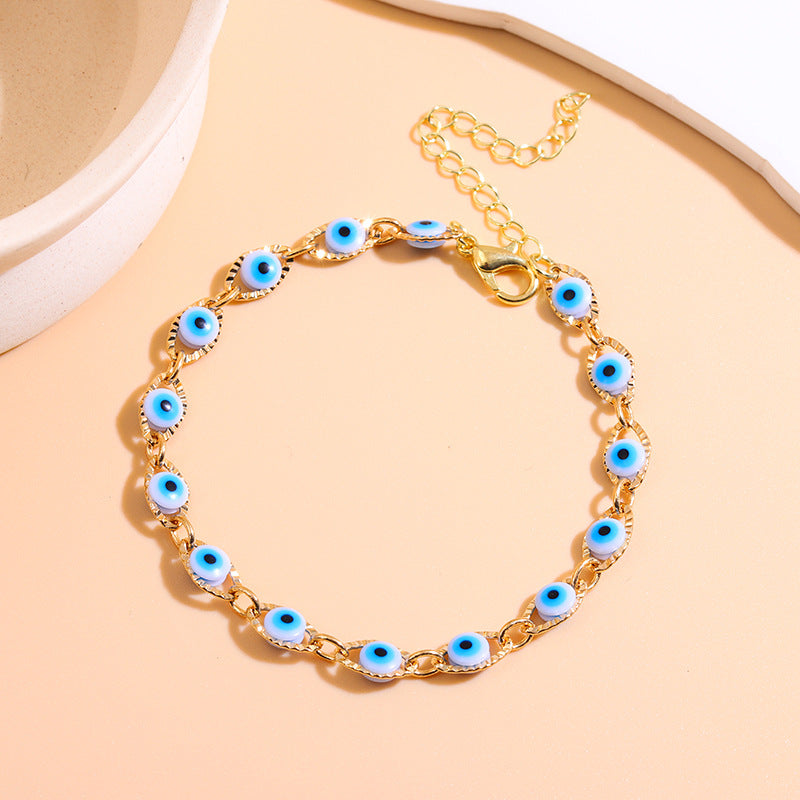 Evil Eye Charm Bracelet Bowlift 1788164291