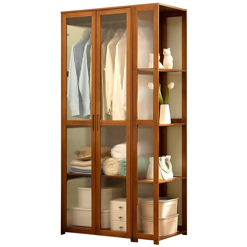 High-quality display cabinet with glass doors and storage Bowlift