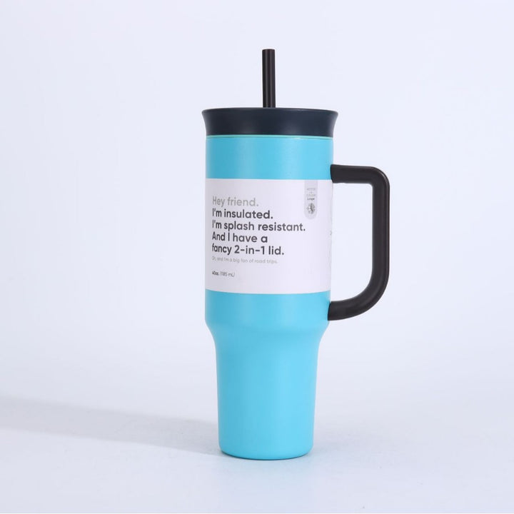 Women's insulated mug with 2-in-1 lid Bowlift