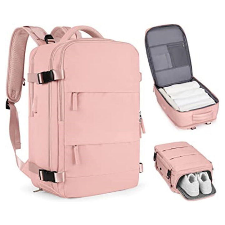 Multi-Compartment Travel Backpack Bowlift
