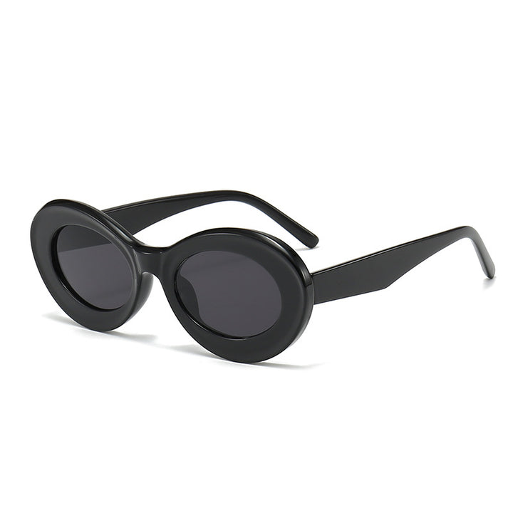 Women’s fashionable oval-shaped sunglasses with innovative design Bowlift