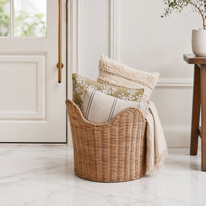 Handmade storage basket in contemporary design Bowlift