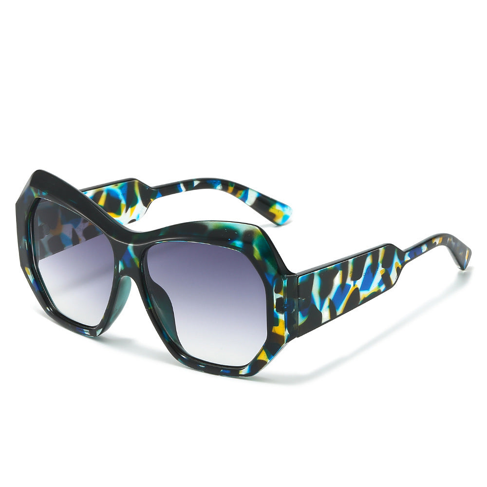 Statement Hexagonal Frame Sunglasses Bowlift