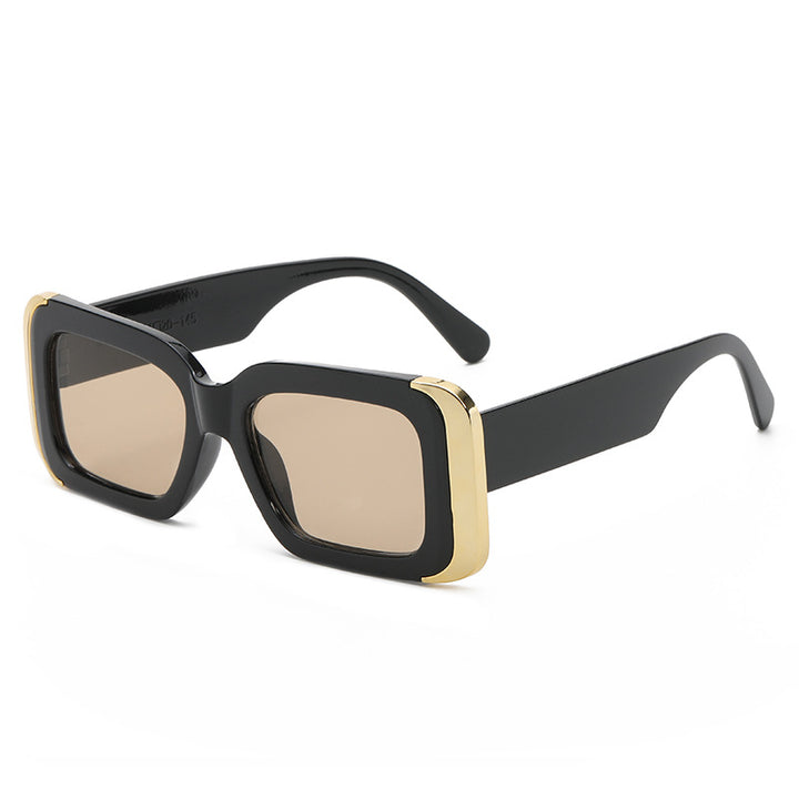 Women Oversized Sunglasses in Modern Animal Print Design Bowlift