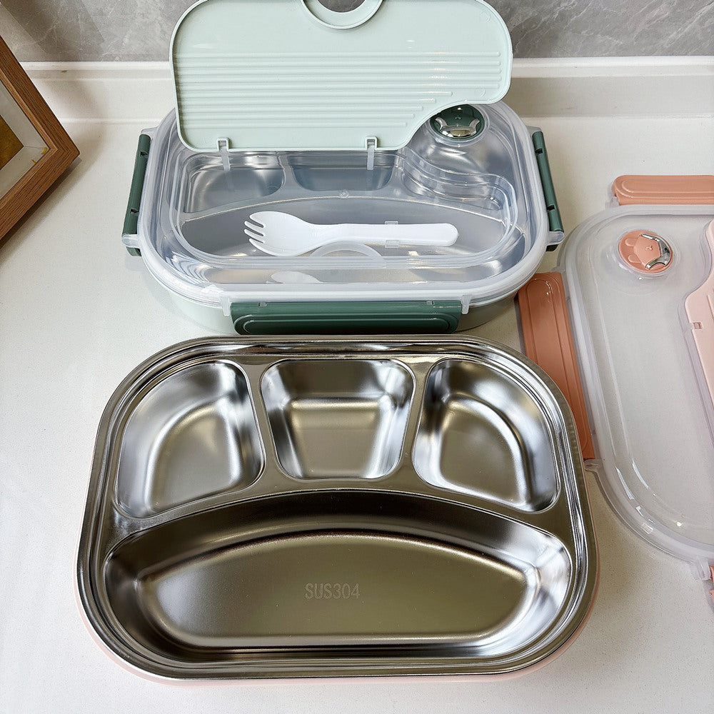Multi-Compartment Stainless Steel Lunch Box