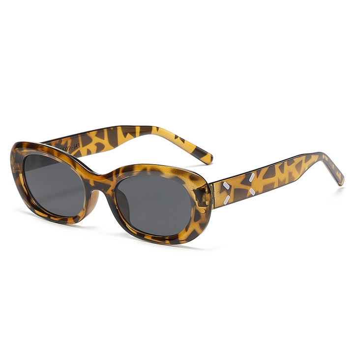 Women Oversized Sunglasses in Trendy Leopard Print Bowlift