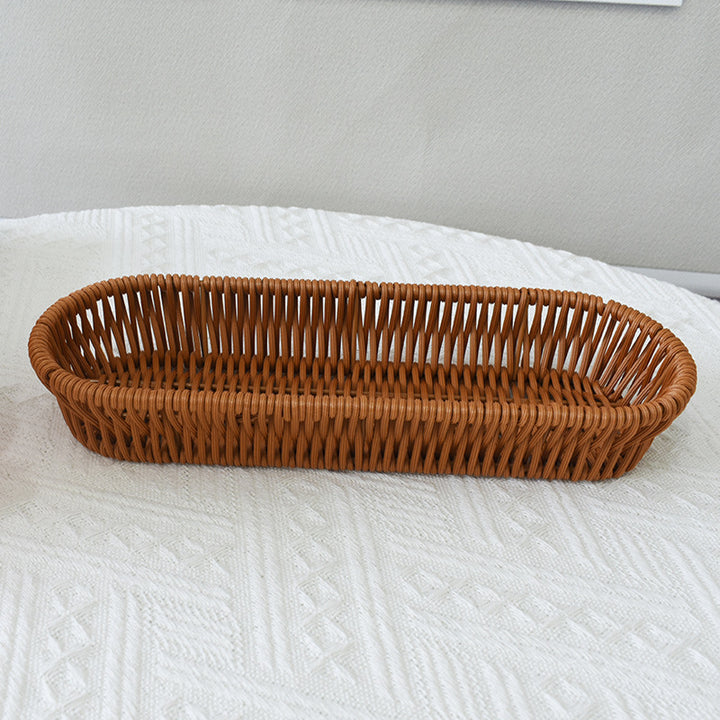 Rectangular Handwoven Storage Tray Bowlift