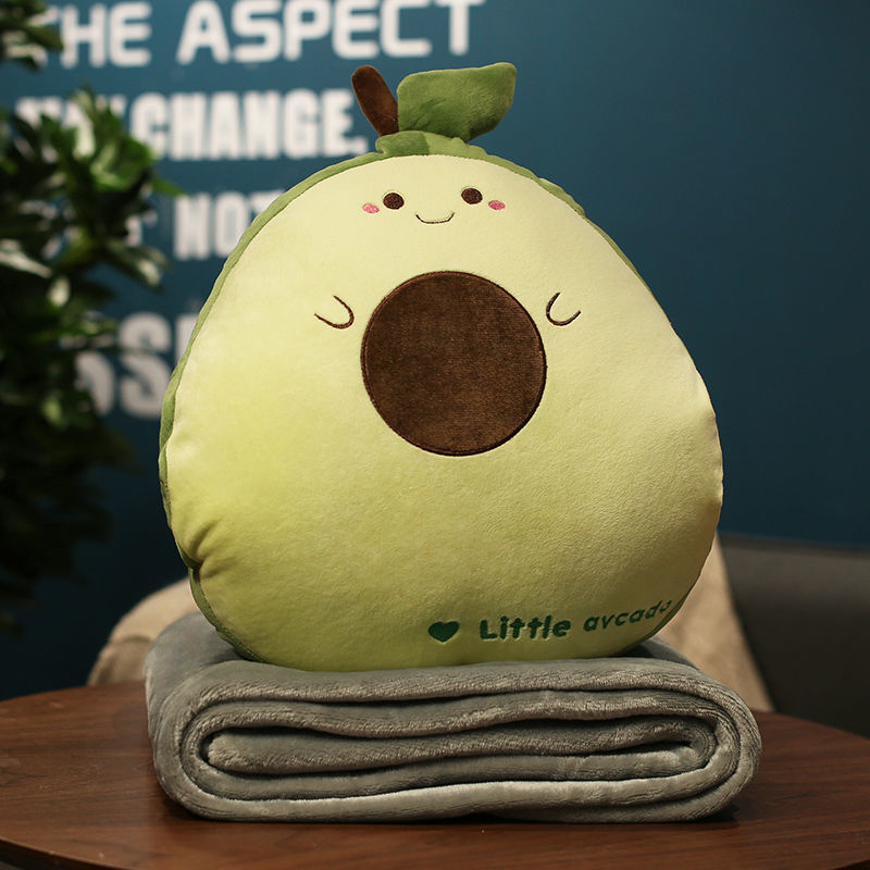Plush carrot cushion and blanket set Bowlift