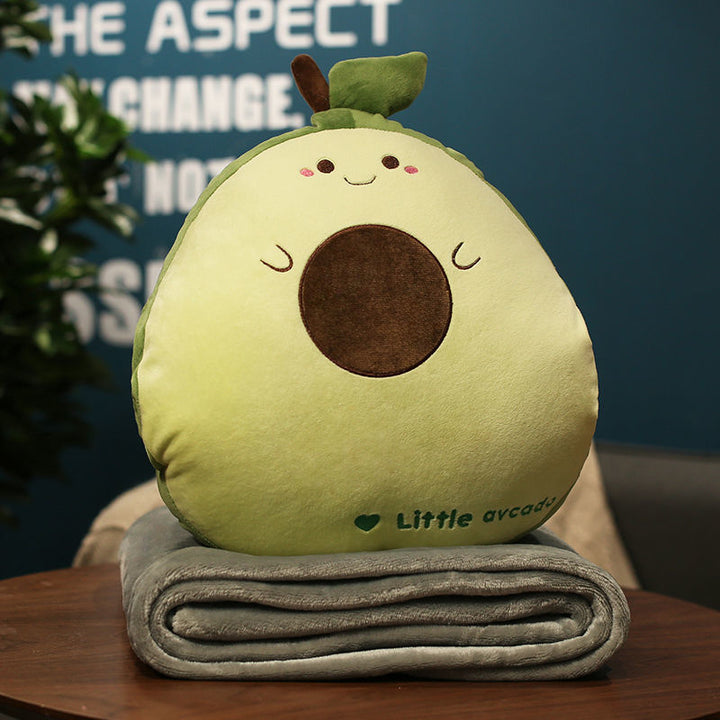 Plush carrot cushion and blanket set Bowlift