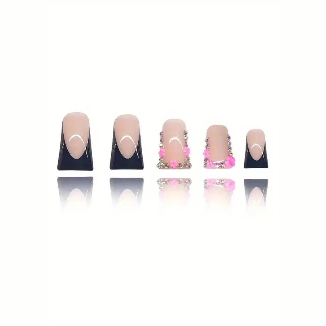 Glamorous Stiletto Nail Art Extensions Bowlift