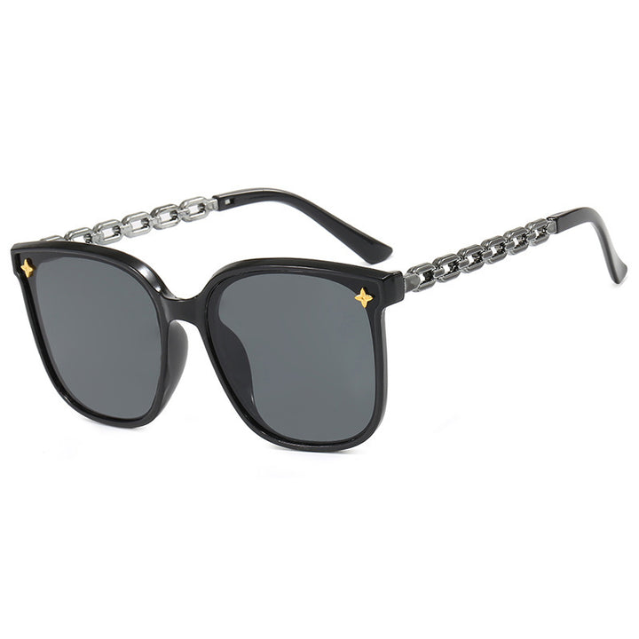 Ladies fashionable sunglasses with stylish chain accents Bowlift