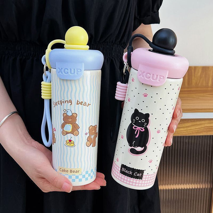 Women's Creative Water Bottle with Animal Design Bowlift
