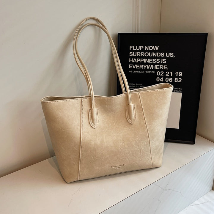 Premium Leather Tote Bag Bowlift
