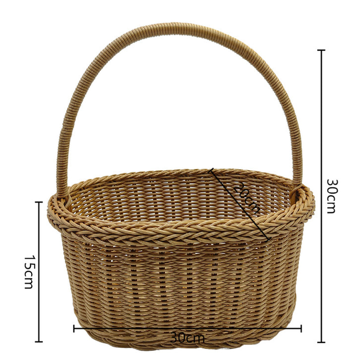 Handmade Decorative Woven Basket Bowlift