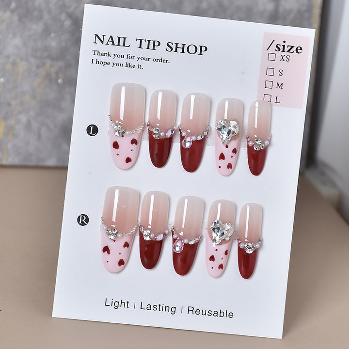Decorative Animal Print Press-On Nail Set Bowlift