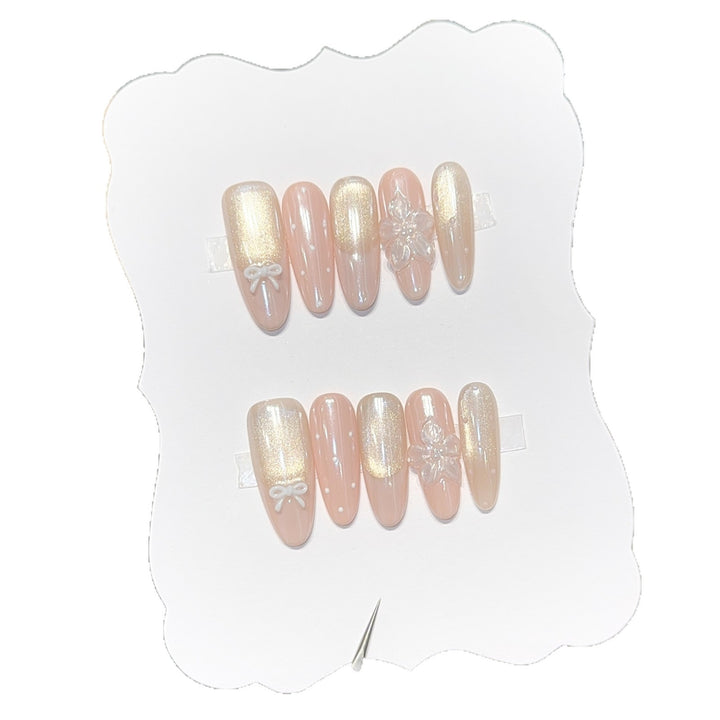 Glamorous High Gloss Artificial Nails Bowlift