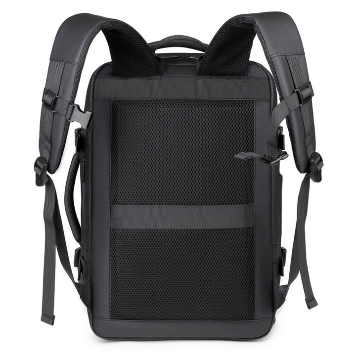 Functional Business Backpack with Expandable Storage and Ergonomic Straps Bowlift