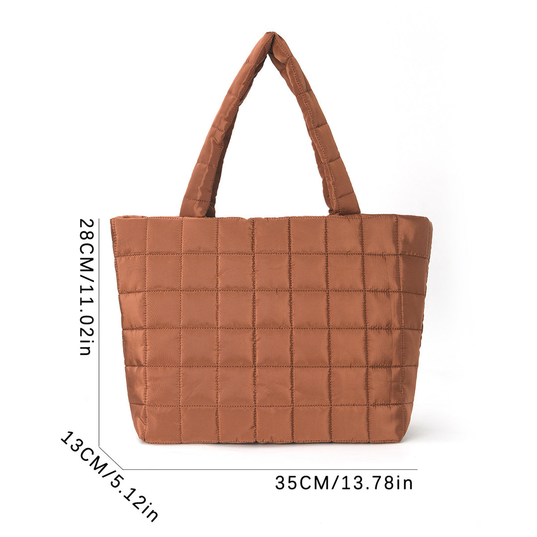 Square-shaped tote bag with padded design Bowlift