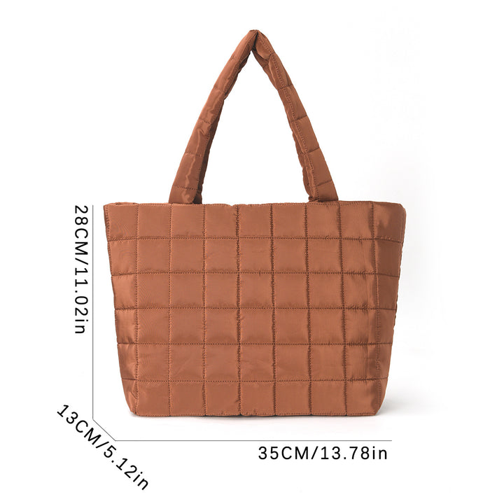Square-shaped tote bag with padded design Bowlift