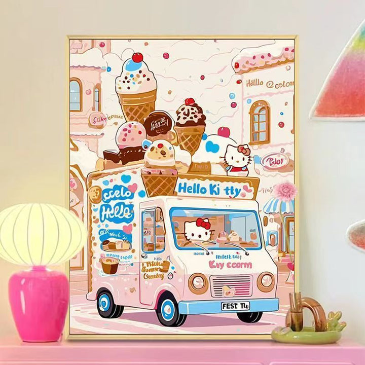 Cute Bakery-Themed Wall Art Print Bowlift