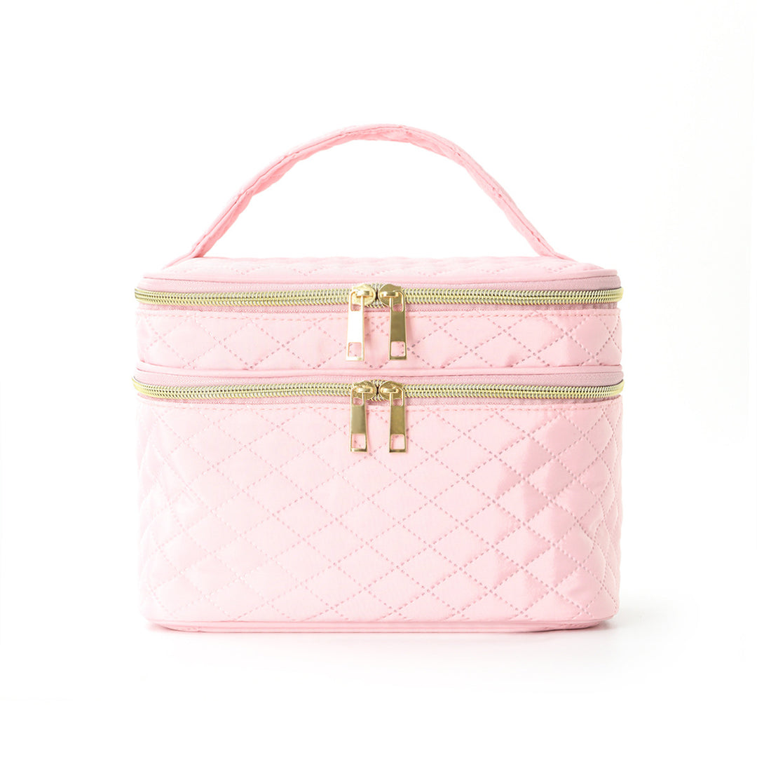 Cosmetic organizer bag with double compartment system Bowlift
