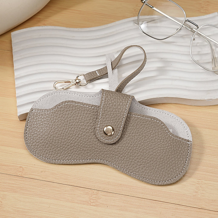 Leather Zippered Glasses Case Bowlift
