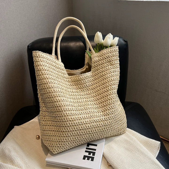 Spacious Macrame Tote Bag Bowlift