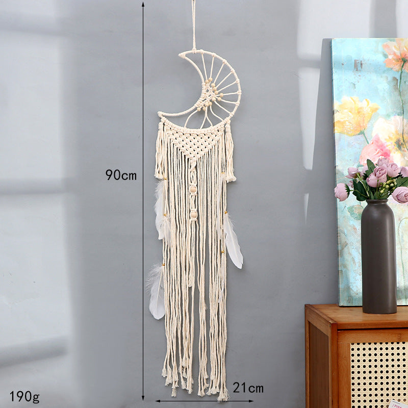 Moon-Inspired Macrame Wall Hanging Bowlift
