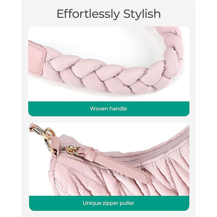 Fashionable shoulder bag with braided shoulder strap Bowlift