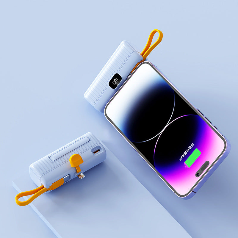 Powerful power bank with digital display and innovative design Bowlift